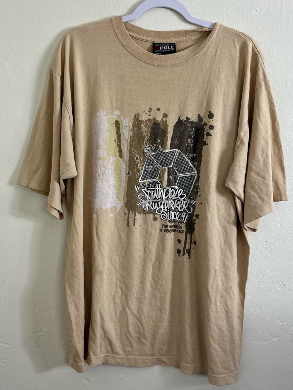 South Pole Beige Graphic Tee